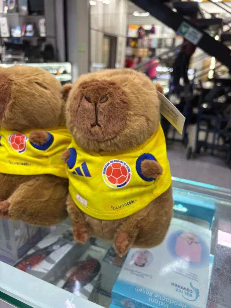 [1332] PELUCHE DE CAPIBARA SELECCION COLOMBIA