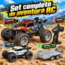 CARRO RC A CONTROL REMOTO CON REMOLQUE 2 EN 1