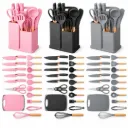 UTENSILIOS DE COCINA 19 PCS CAJA GRANDE
