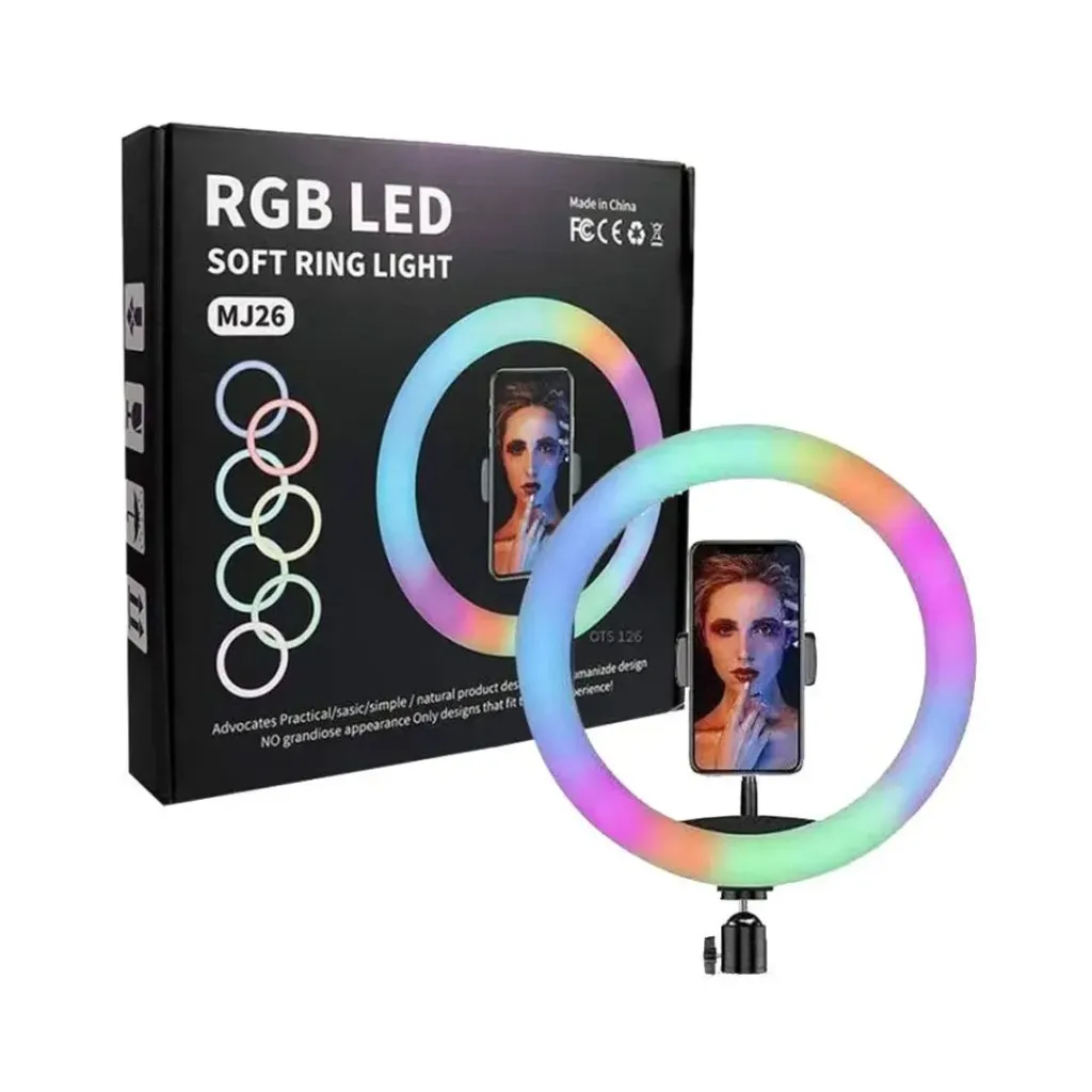 ARO DE LUZ TRIPODE RGB FILL LIGHT MJ-26