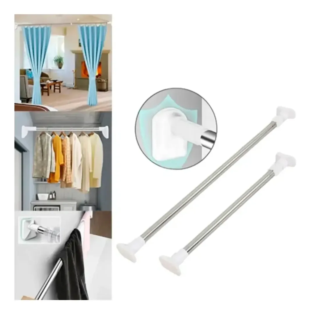 BARRA EXTENSIBLE TUBO ROPA 1,40 x 2,50 metros