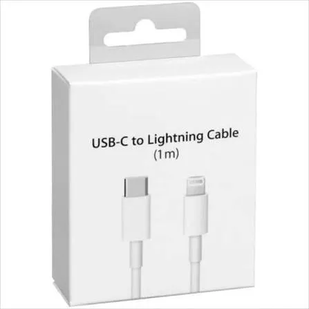 CABLE CARGA DATOS - TIPO C A LIGHTNING 1-mts
