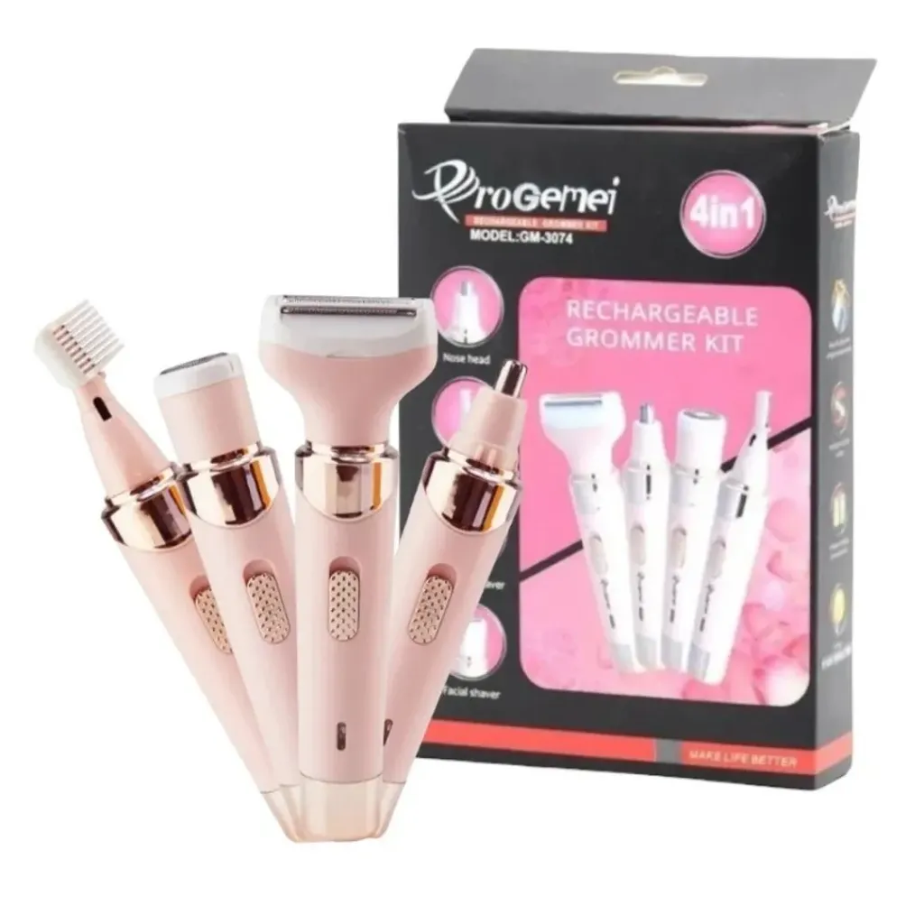 [648] DEPILADORA MUJER GEEMY 4 EN 1 GM3074