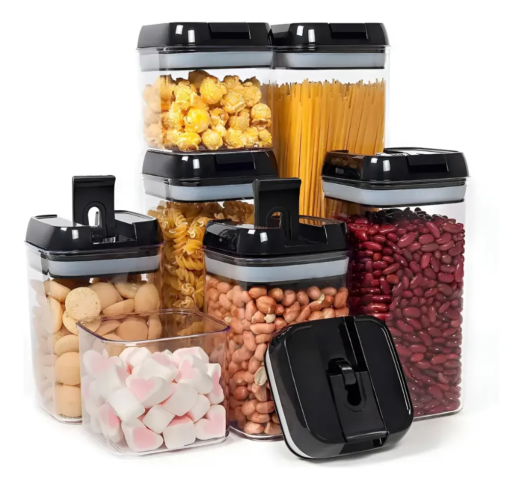 CONTENEDOR DE ALIMENTOS HERMÉTICOS 7 PIEZAS