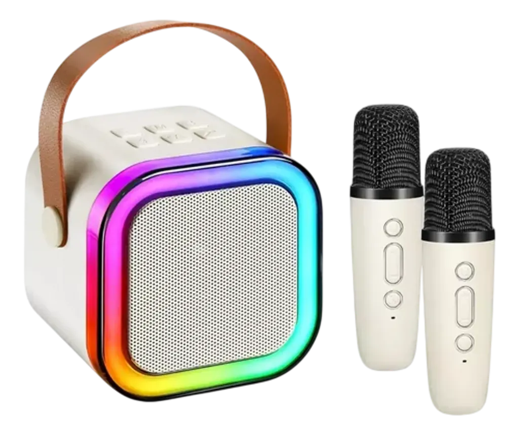 MINI PARLANTE KARAOKE MICROFONO - COLORFUL KARAOKE SOUND SYSTEM - K12